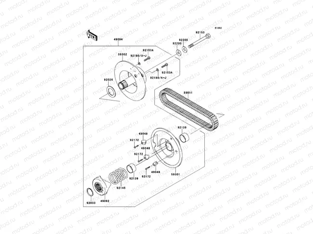 Driven Converter/Drive Belt