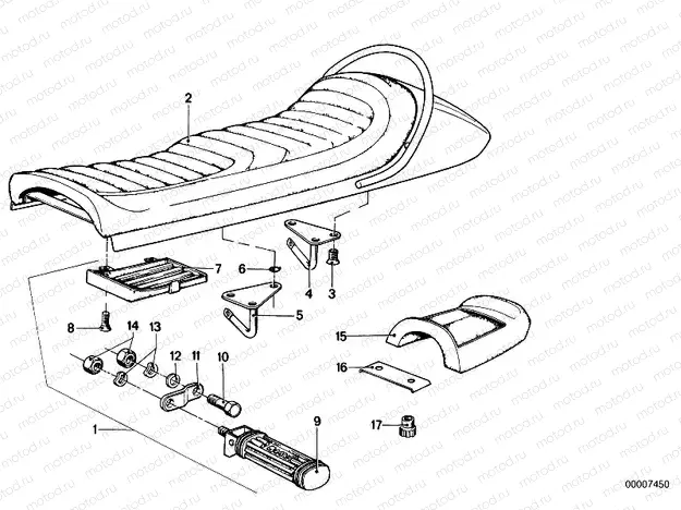 Dual seat installing set