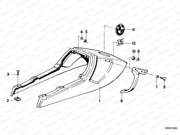 Dual seat-tail part