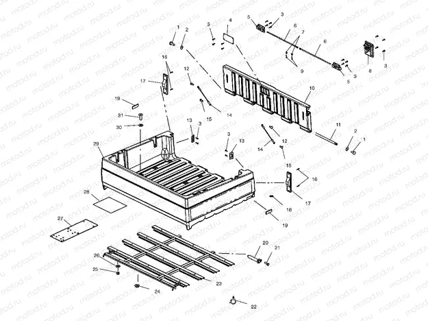 DUMP BOX - C10RD50AA (4976437643A08) | DUMP BOX - C10RD50AA (4976437643A08)