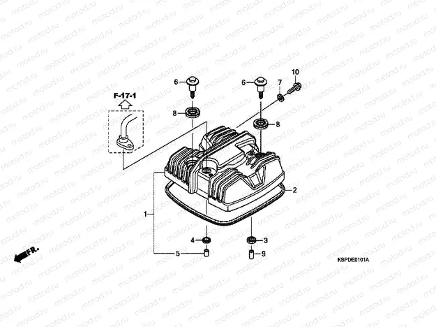 E-1-1 VALVE COVER (CBF1507 / M7 / M9 / MA / MB / MC)