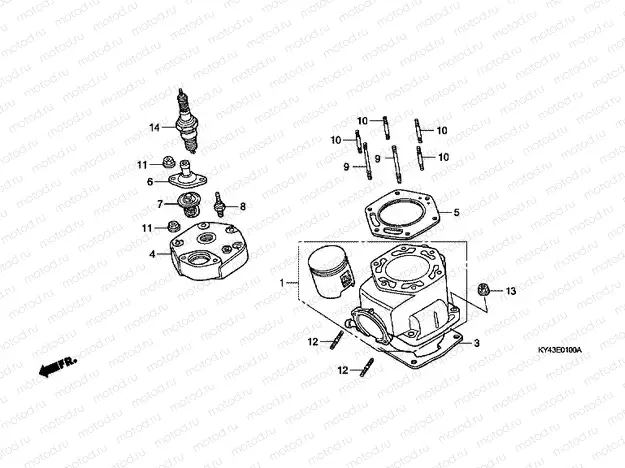 E-1 CYLINDER / CYLINDER HEAD