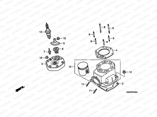 E-1 CYLINDER / CYLINDER HEAD