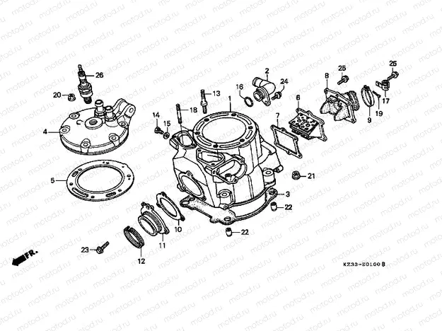 E-1 CYLINDER / CYLINDER HEAD