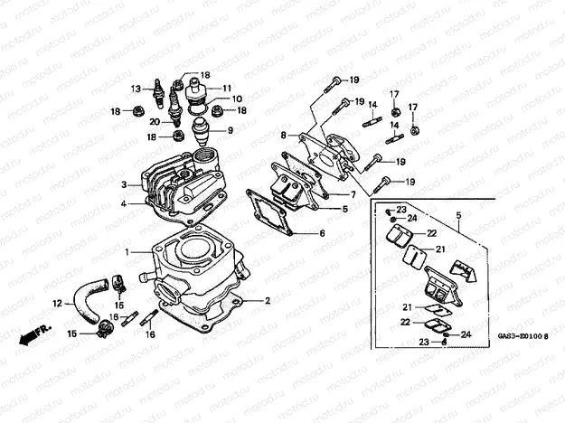 E-1 CYLINDER / CYLINDER HEAD