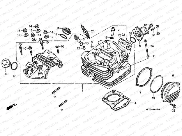E-1 CYLINDER HEAD