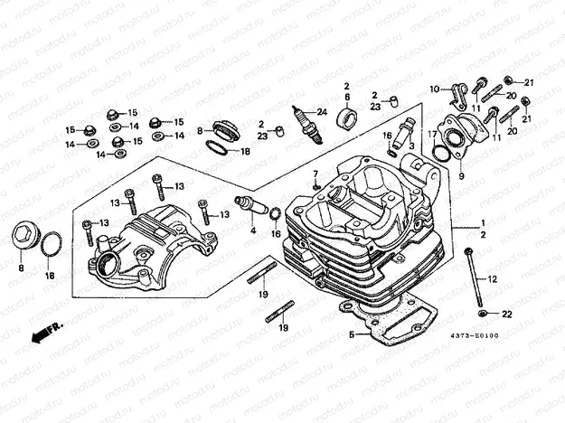 E-1 CYLINDER HEAD