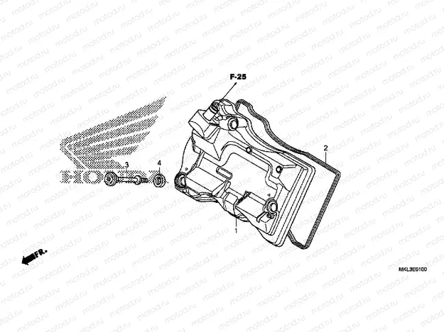 E-1 CYLINDER HEAD COVER