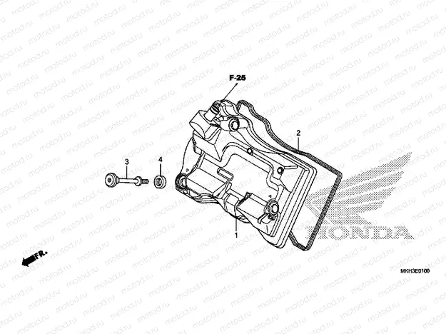 E-1 CYLINDER HEAD COVER
