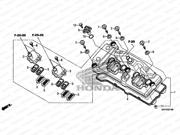 E-1 CYLINDER HEAD COVER