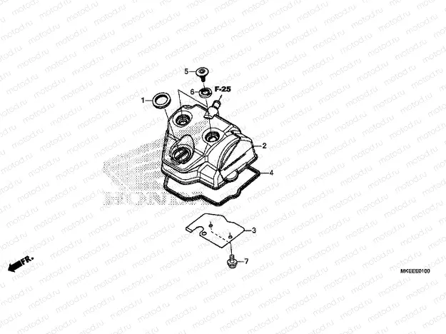 E-1 CYLINDER HEAD COVER
