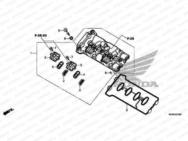 E-1 CYLINDER HEAD COVER