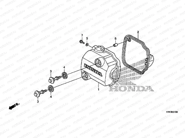 E-1 CYLINDER HEAD COVER