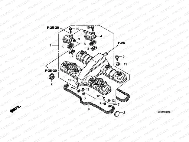 E-1 VALVE COVER