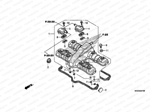 E-1 VALVE COVER