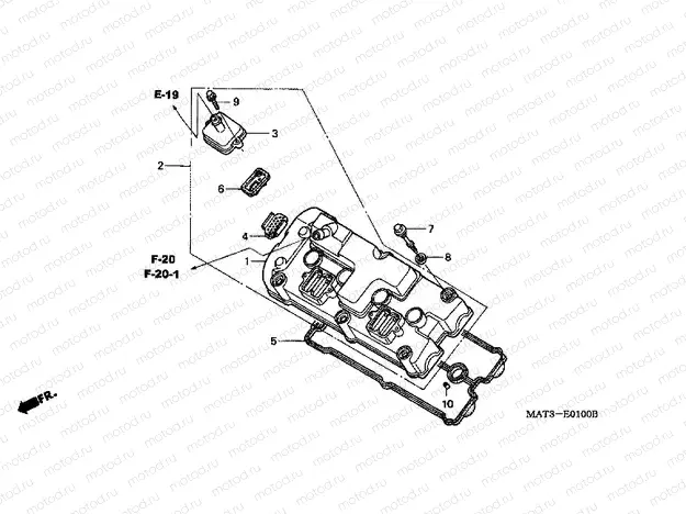 E-1 VALVE COVER