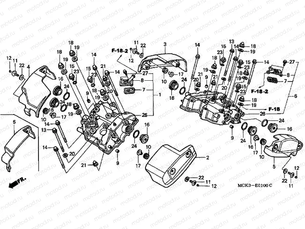 E-1 VALVE COVER