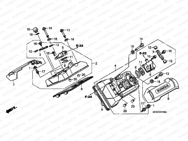 E-1 VALVE COVER