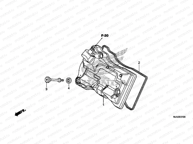 E-1 VALVE COVER