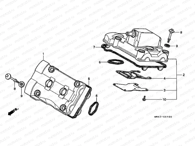 E-1 VALVE COVER