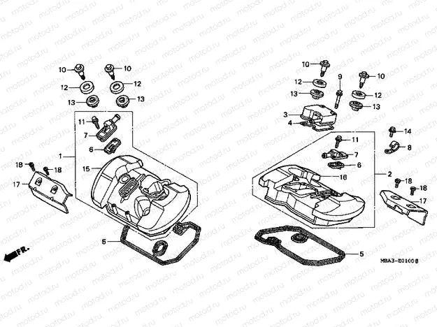 E-1 VALVE COVER