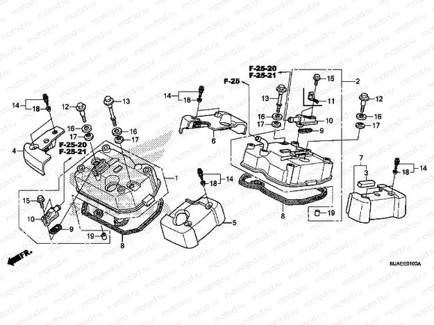 E-1 VALVE COVER