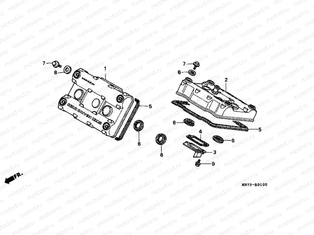 E-1 VALVE COVER