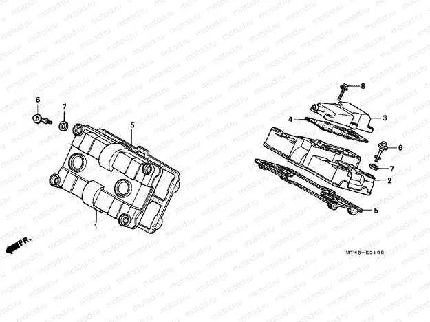E-1 VALVE COVER