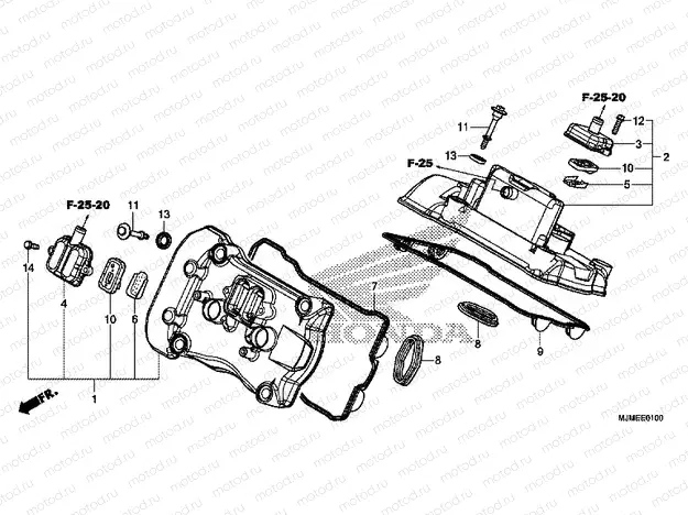 E-1 VALVE COVER