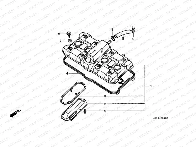 E-1 VALVE COVER