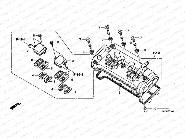 E-1 VALVE COVER