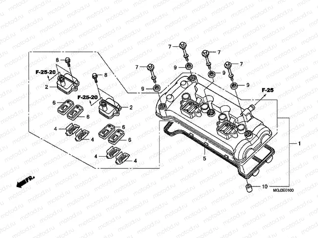 E-1 VALVE COVER