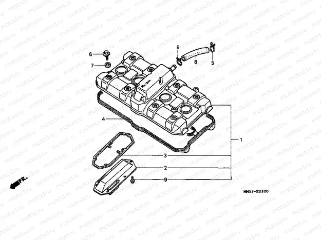 E-1 VALVE COVER