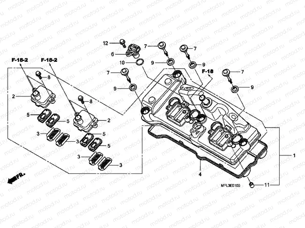 E-1 VALVE COVER
