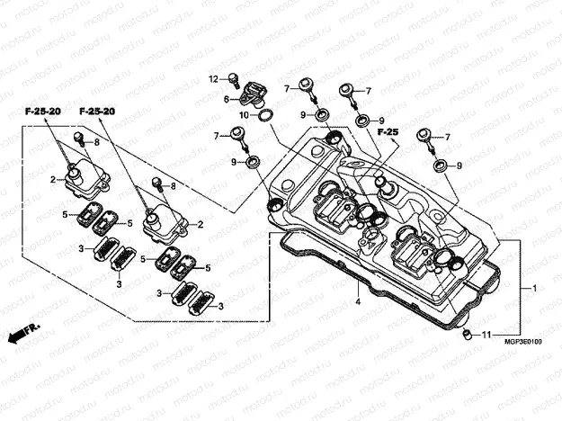E-1 VALVE COVER