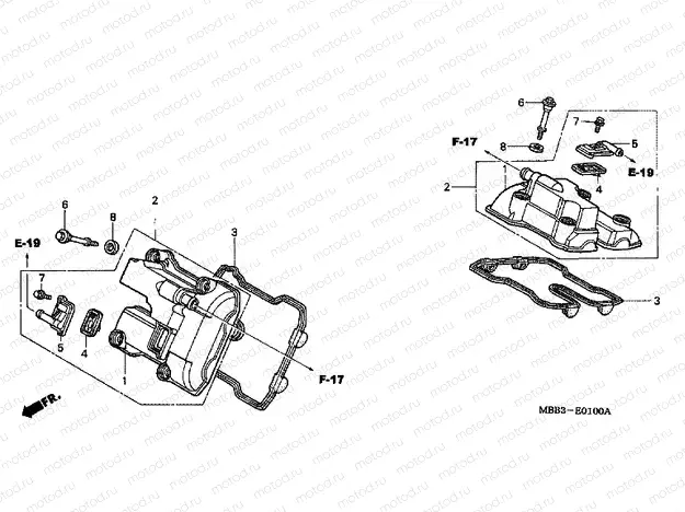 E-1 VALVE COVER