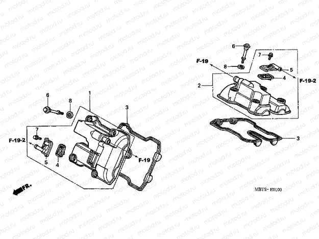 E-1 VALVE COVER