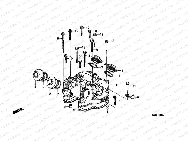 E-1 VALVE COVER