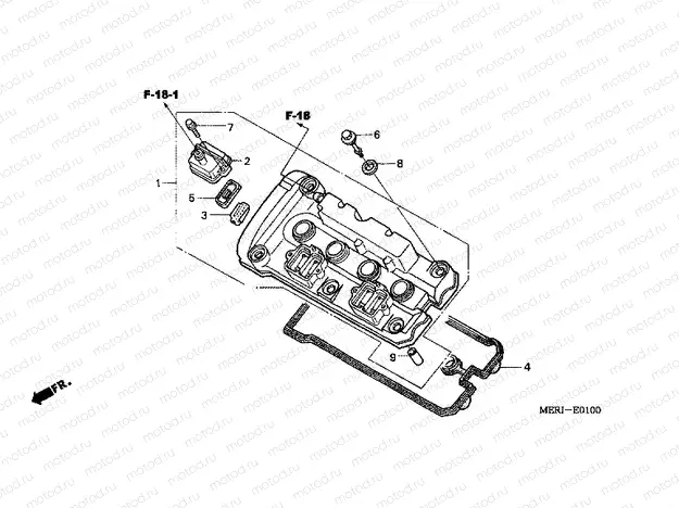 E-1 VALVE COVER