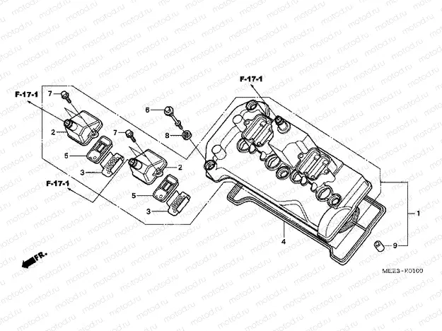 E-1 VALVE COVER