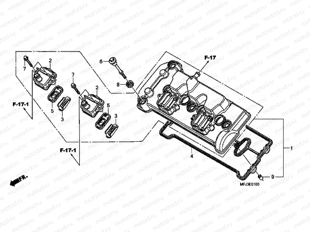 E-1 VALVE COVER