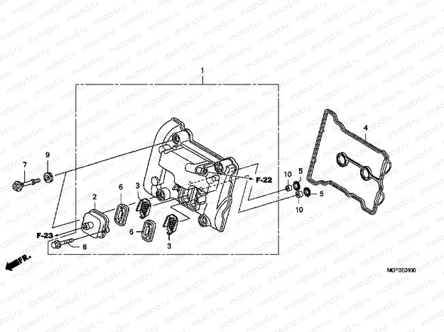 E-1 VALVE COVER