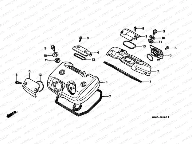 E-1 VALVE COVER