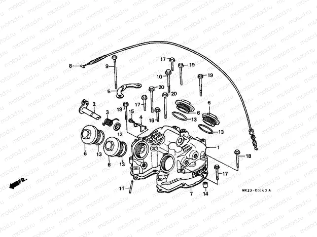 E-1 VALVE COVER
