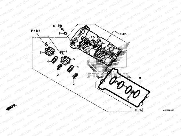 E-1 VALVE COVER