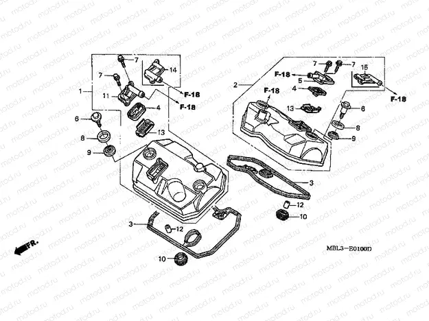 E-1 VALVE COVER