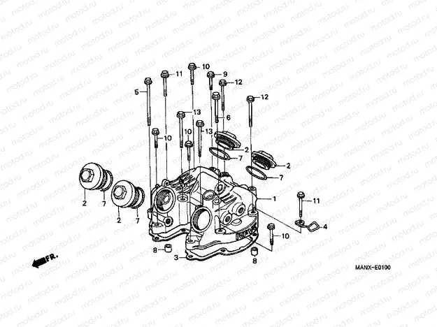 E-1 VALVE COVER