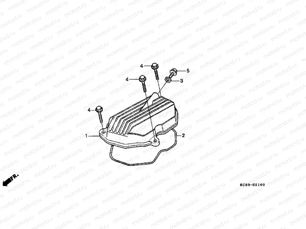 E-1 VALVE COVER