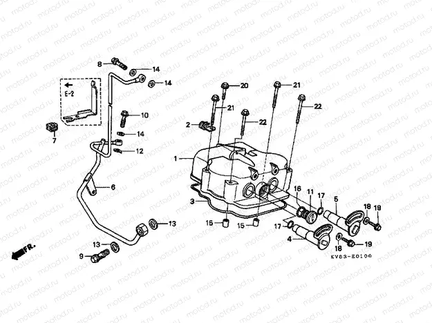 E-1 VALVE COVER