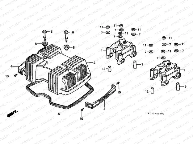 E-1 VALVE COVER